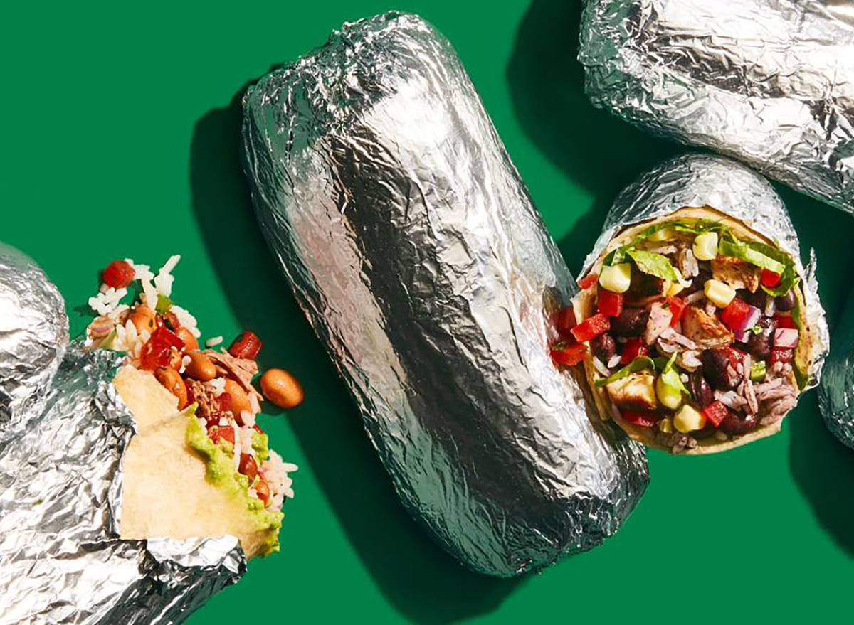 The #1 Burrito at 6 Popular Fast-Food Chains, According to Chefs