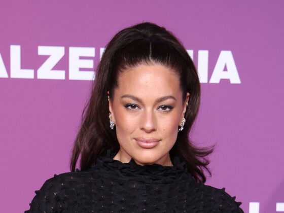 World’s Sexiest Woman Ashley Graham shows off incredible curves in see-through minidress at fashion event in Milan