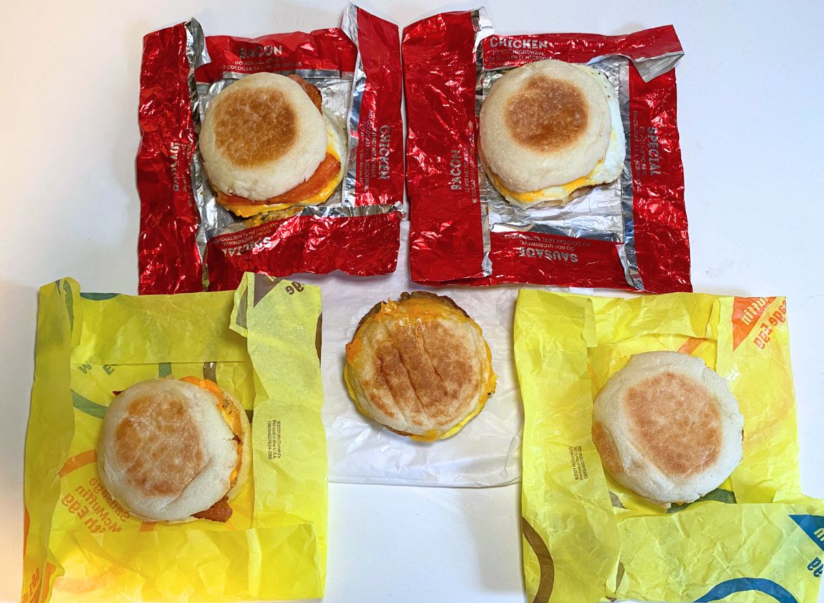 I Tried McDonald's, Wendy's, & Starbucks' English Muffin Breakfast Sandwiches and Only One Wins