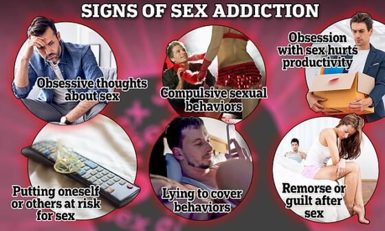 While the diagnosis of sex addiction is controversial, signs and symptoms including secrecy and shame are hallmarks of other addictions. People who are addicted to a substance will often hide what they know is taboo behavior