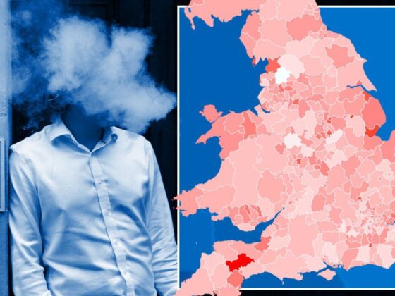 Mapped: The smoking capitals of the UK as Rishi Sunak announces ban for next generation