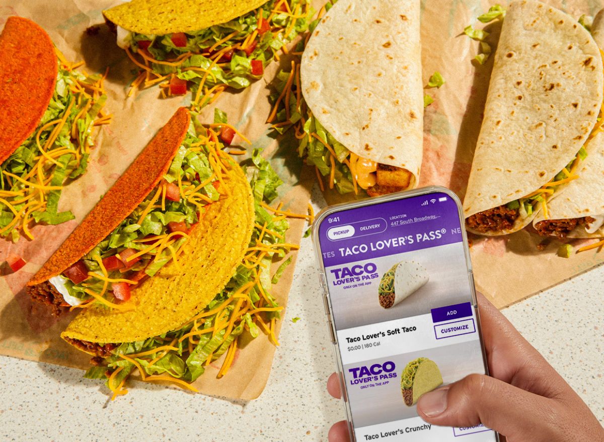 Taco Bell's Hugely Popular 'Taco Lovers Pass' Is Back On Sale—But Hurry!