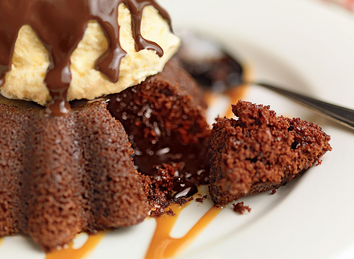 Molten Chocolate Cake at Chili