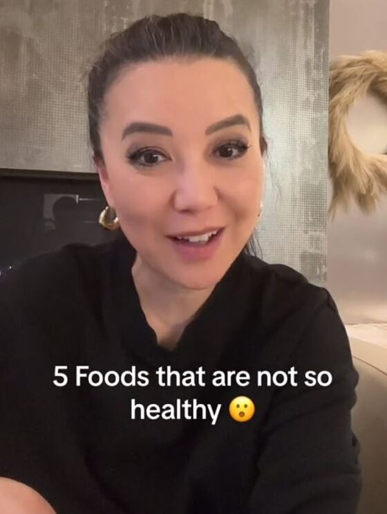 The video, which has garnered over a million views, shows Dr Brown explaining to her 88,000 followers that the foods can have a 'huge glycemic impact' after you eat them, which can lead to insulin resistance