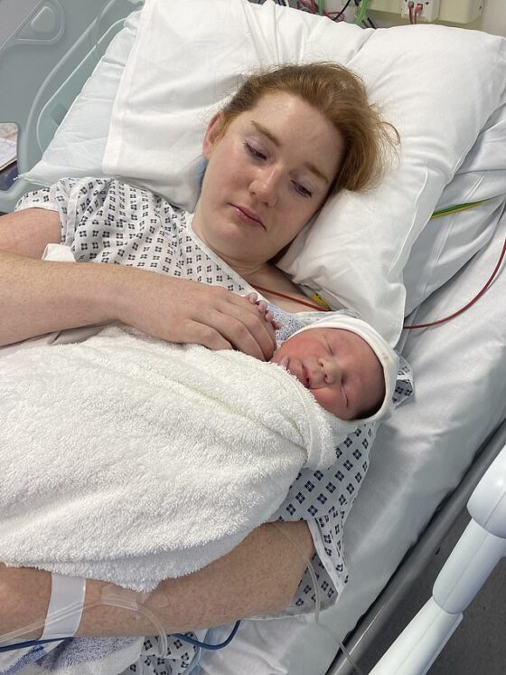 ELLA WHELAN: I'm still haunted by what happened and sadly I am not alone. The woman in the bed next to me had been left with cardboard bowls of her own vomit after her C-section, and was told to empty them herself when she complained she'd filled eight. Pictured with her son Muirgheas, now aged 13 months