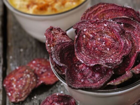 How to make easiest ever beetroot and sweet potato crisps - 'guilt-free and totally tasty'