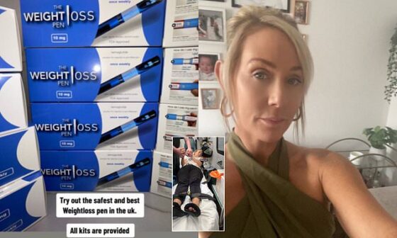 Illegal 'weight loss pens' are being given away for FREE on social media: Alert over fake 'Ozempic' jabs that have left Brits in comas