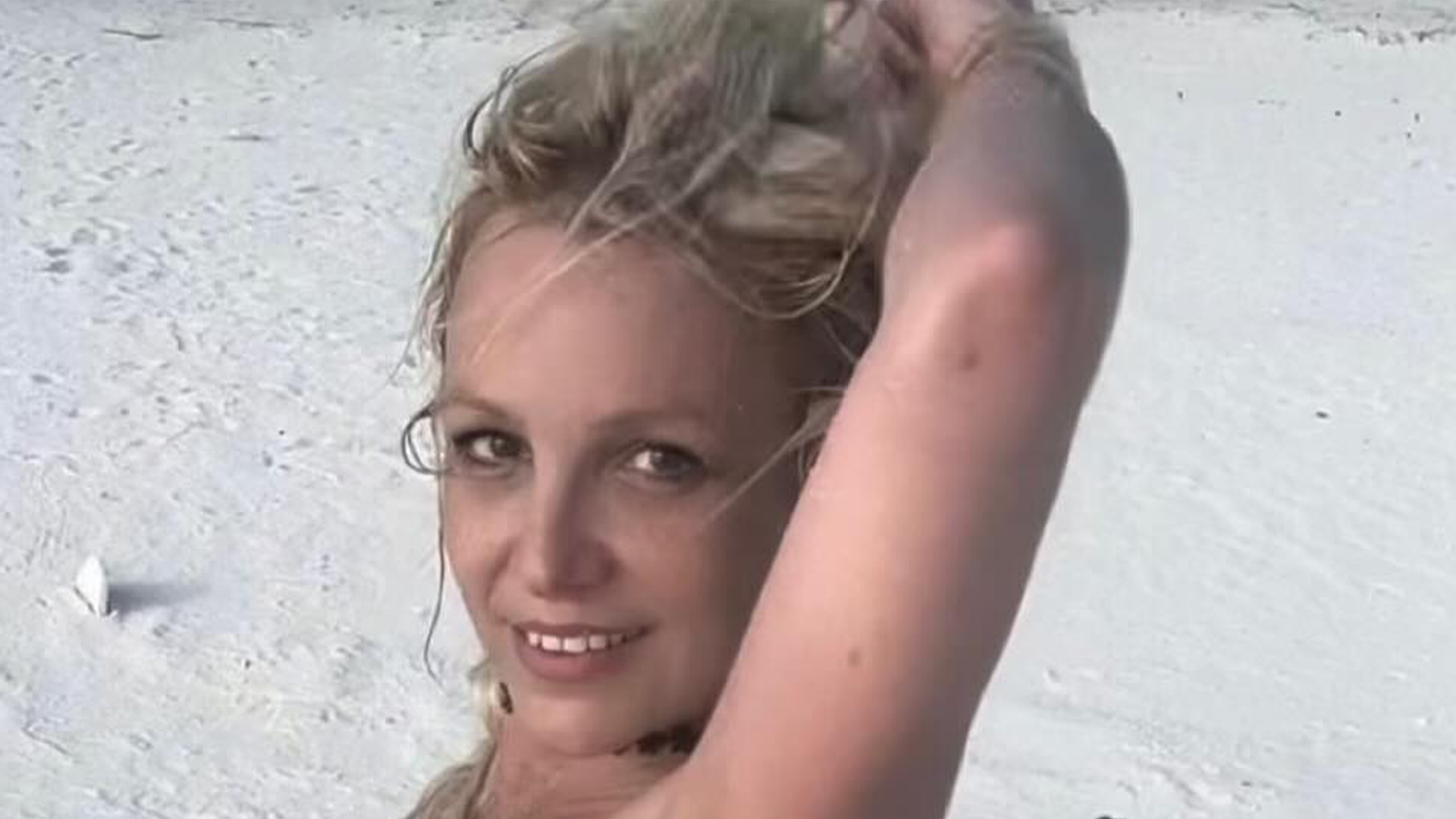 Britney Spears strips naked on beach in French Polynesia after teasing big career comeback