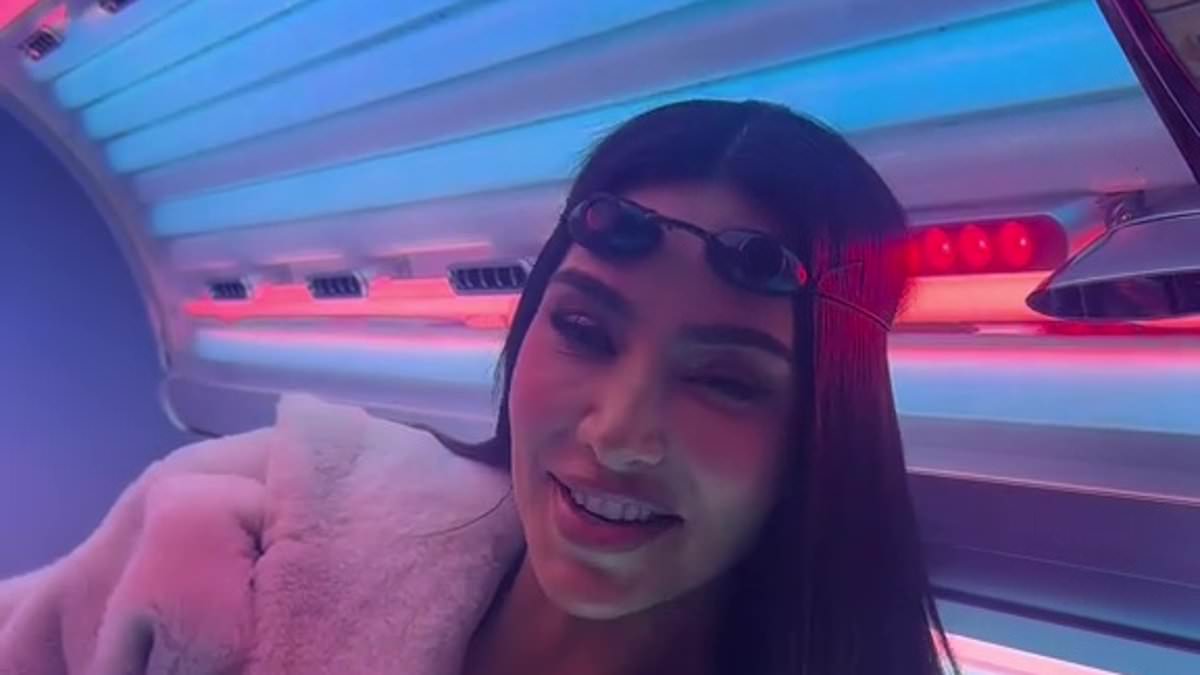 Doctors slam Kim Kardashian for promoting tanning beds in new viral TikTok video - despite skin cancer running in the family