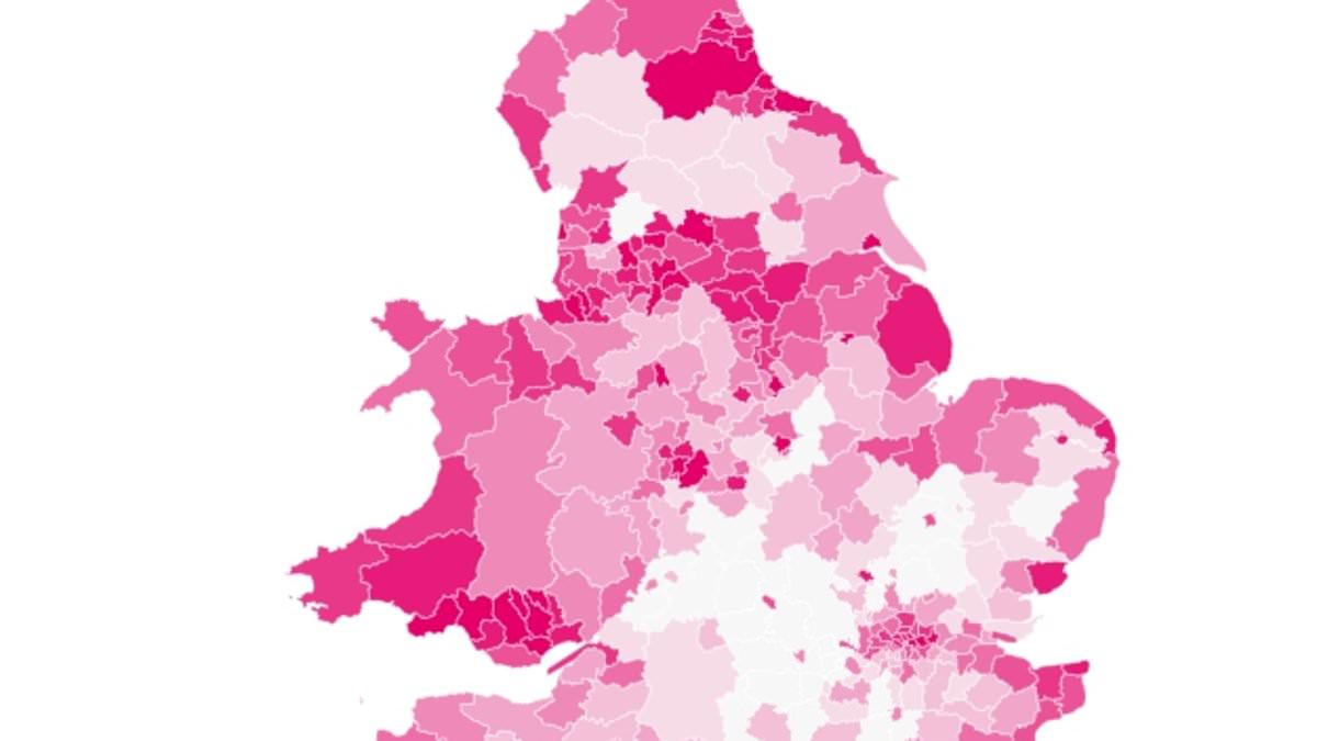 England's 'bad health blackspots' REVEALED... so use this interactive map to see if your area is one of them