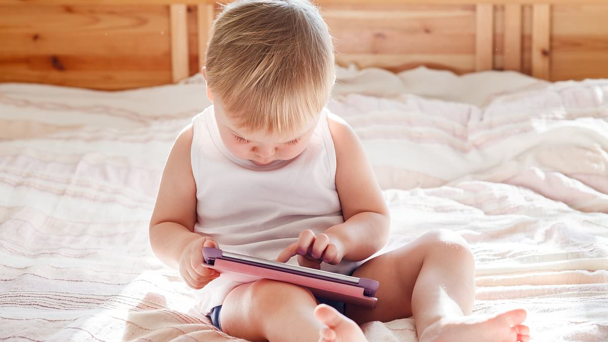 Just an hour of screen time per day can lead to unusual sensory problems in toddlers, study warns