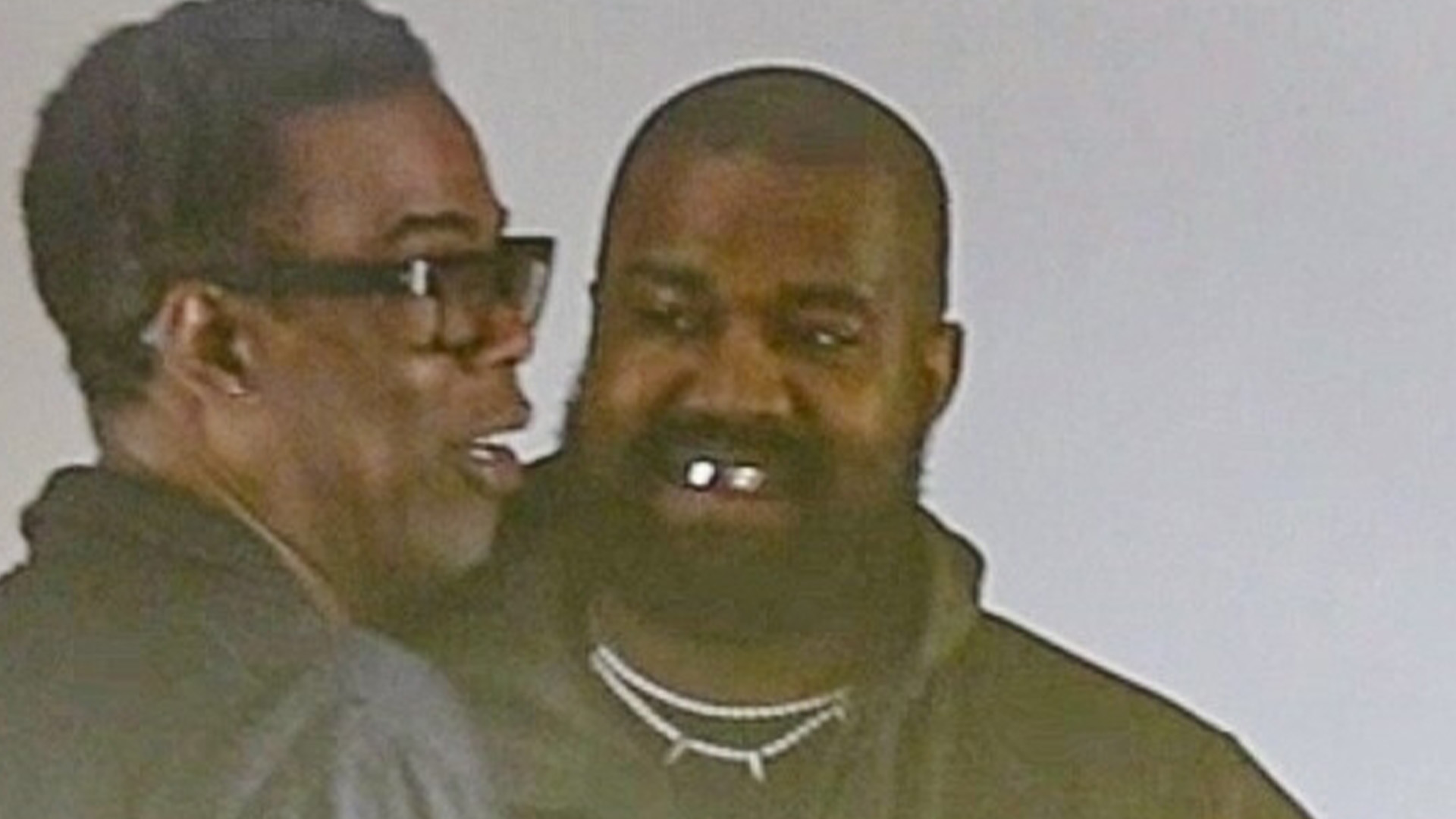 Kanye West sparks concern with ‘swollen’ face as he shows off $850k grills with Bianca Censori and Chris Rock in LA