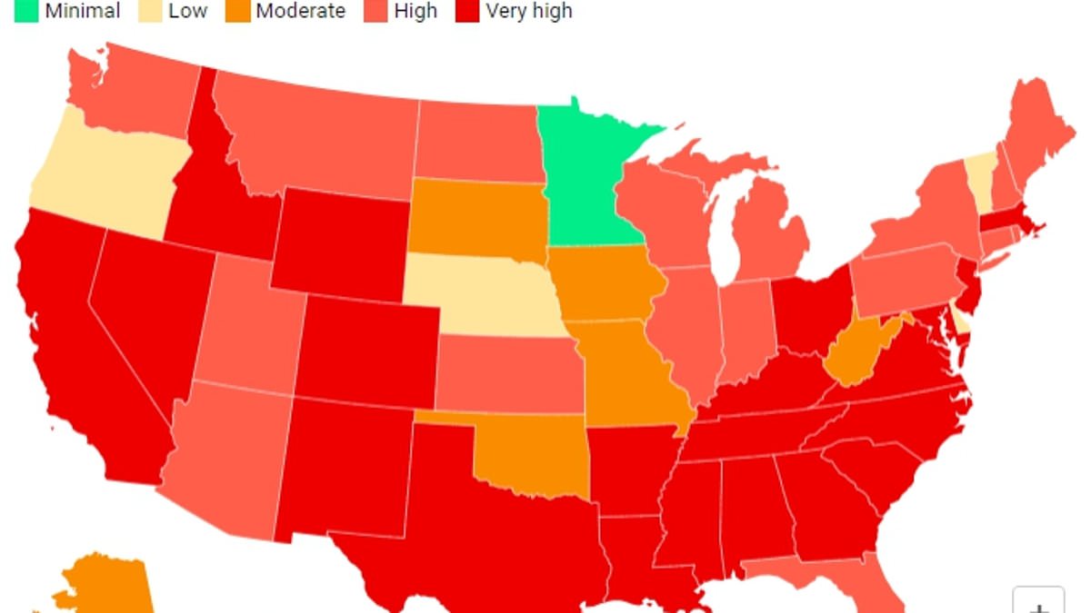 Map lays bare America's tripledemic of Covid, flu and RSV infections... so, how bad is it in YOUR state?