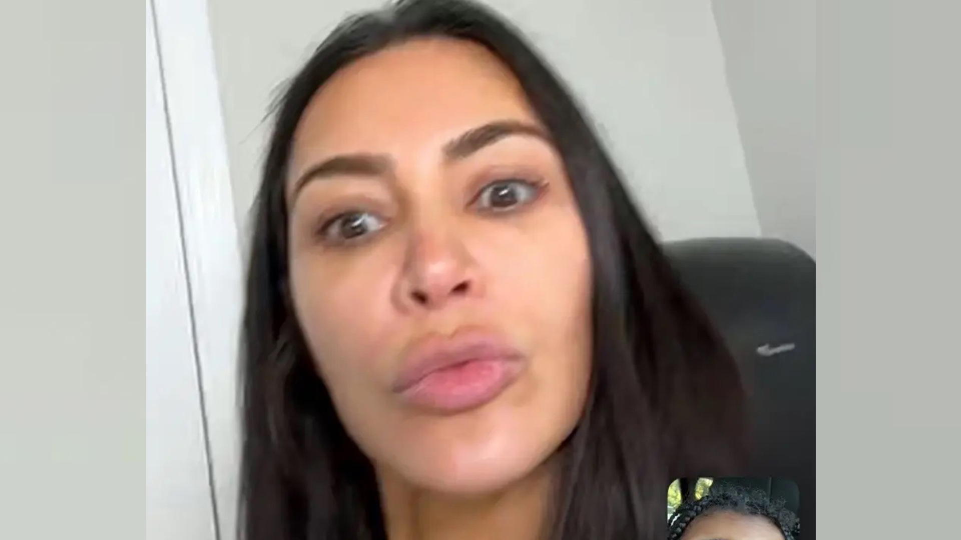 North West leaks ‘scary’ photo of mom Kim Kardashian’s secret ‘mustache’ fans say is from ‘too much filler’