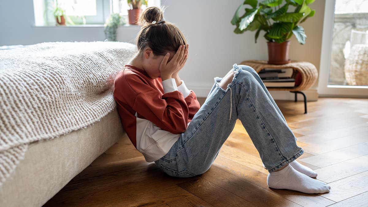 Antidepressant prescription rate among children aged 12-17 soared by 64% during pandemic - and more than DOUBLED among teen girls, data shows