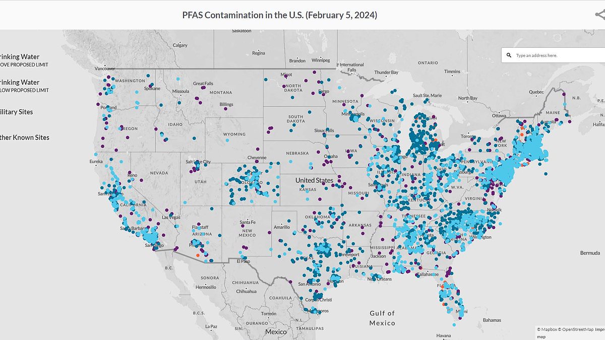 EPA data finds more than 70MILLION Americans are living in homes with tap water that is laced with hormone-warping 'forever chemicals'... is YOUR area affected?