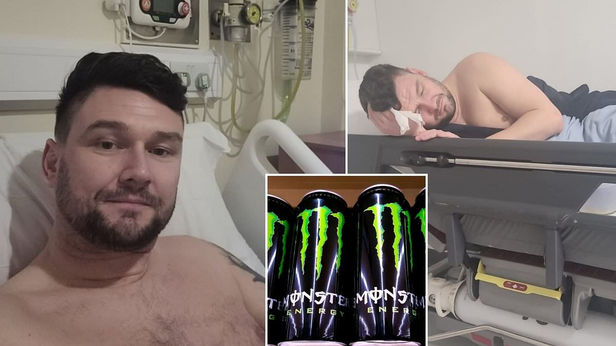 I drank up to two litres of Monster a day - I'll never touch an energy drink again after terrifying health scare