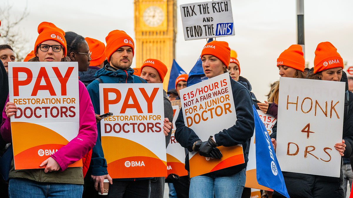 Junior doctors to strike... again! Militant union announces 5 more days of walk-outs at end of February in plot to bring NHS hospitals to another standstill