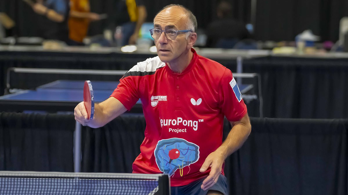 MS patients could soon be prescribed table tennis: Doctor battling condition claims 'ping pong clinics' did him 'wonders'