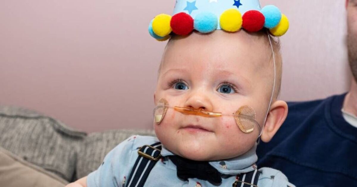 The miracle baby, born weighing just 1lb, who has beaten the odds to mark first birthday