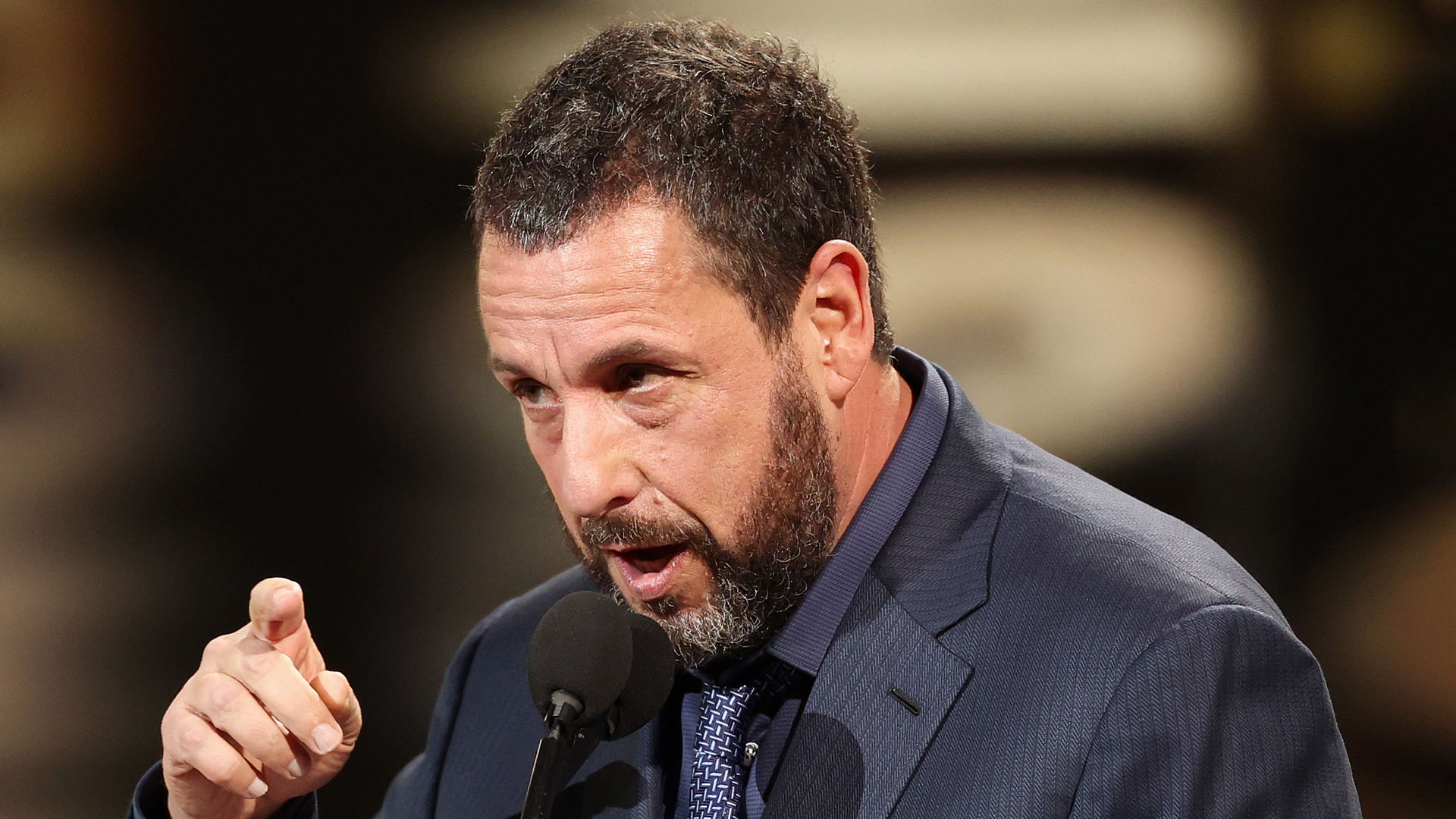 ‘It’s never-ending’ cry People’s Choice Awards viewers as Adam Sandler flubs with ‘wrong’ speech and laughs at own joke