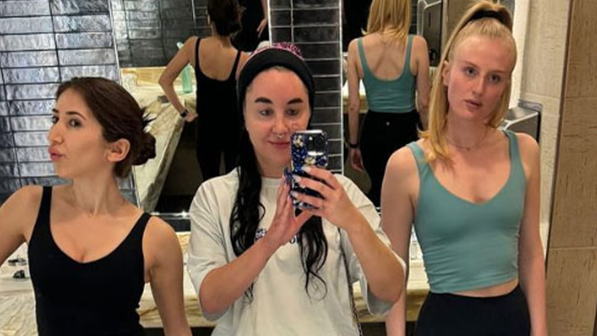 Amanda Bynes smiles at the gym in very rare selfie with friends after fans were left shocked by Quiet On Set docuseries