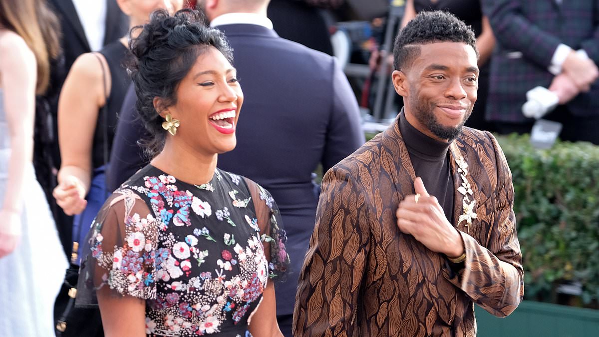 Chadwick Boseman's widow warns young people are 'vastly underestimating' their risk of colon cancer, after Black Panther star died from disease at 43
