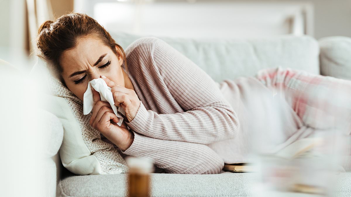 Feel like everyone's getting sick lately? Latest CDC maps reveals dozens of states are still hotspots for flu and stomach bugs