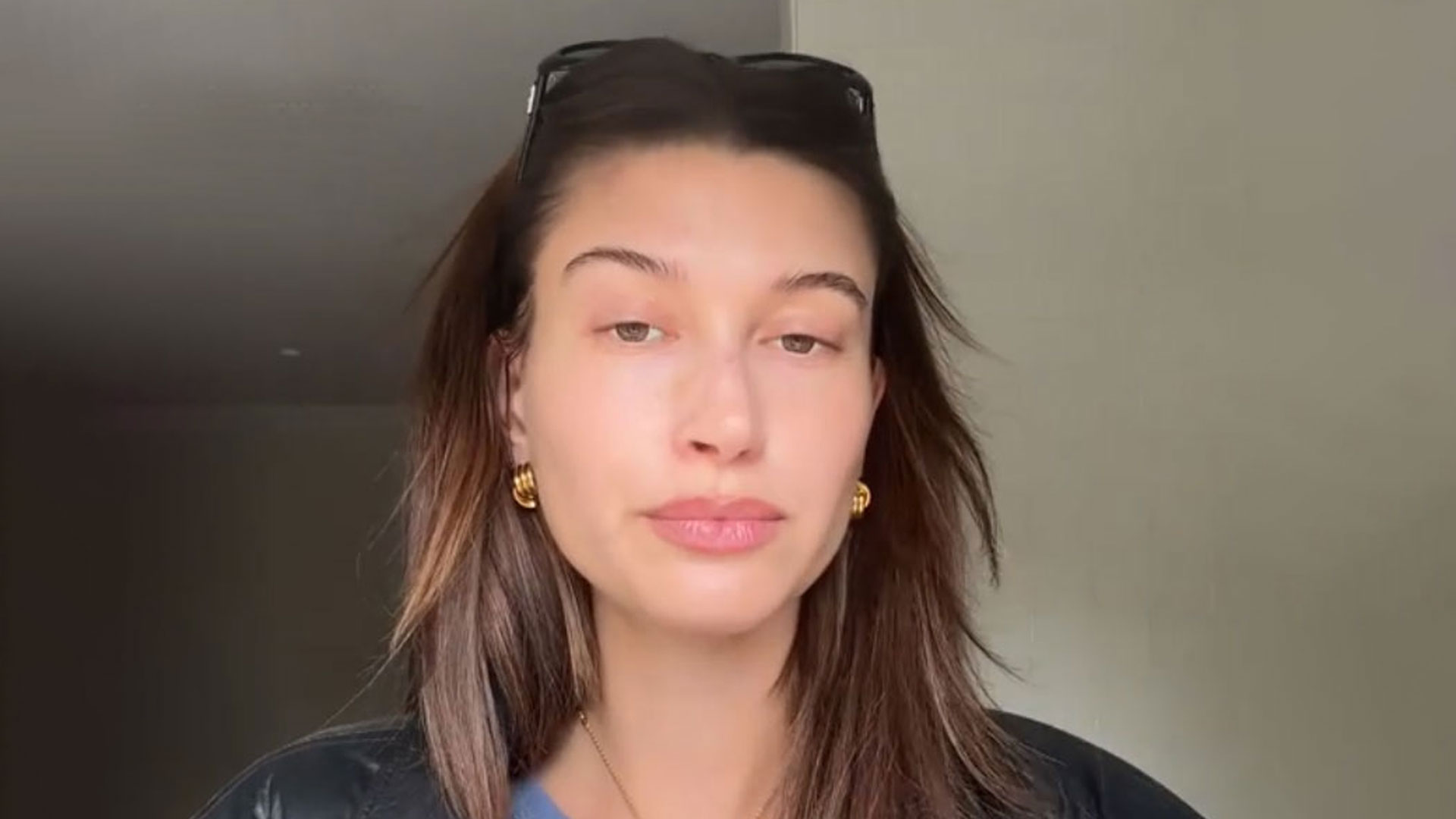 Hailey Bieber looks glum in video alone at LA mansion after Justin caught leaving ‘flirty’ comment on singer’s video