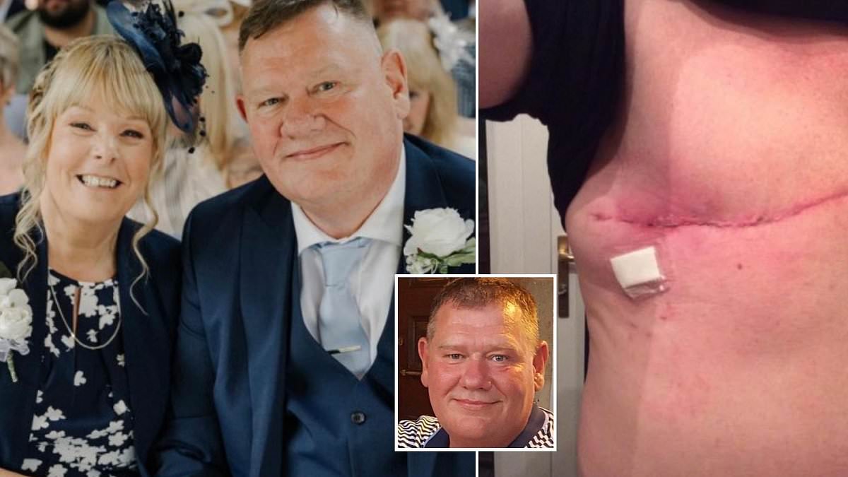 I'm proof MEN can get breast cancer: Father-of-two, 59, tells of his four-year battle with predominantly 'female' disease - and urges other men to beware that they could be struck down too