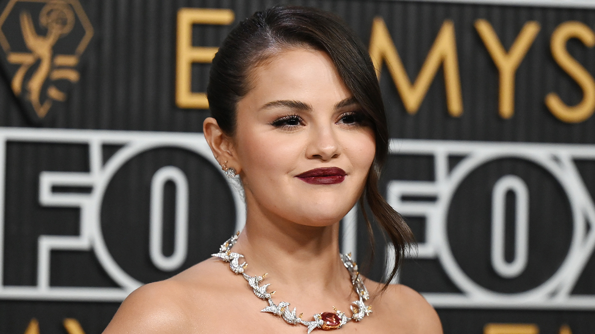 Selena Gomez shows off her curves in shiny figure skating dress after actress admits she’s a ‘little big right now’