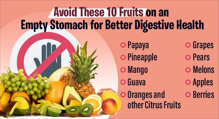 Top 10 Fruits to Avoid on an Empty Stomach