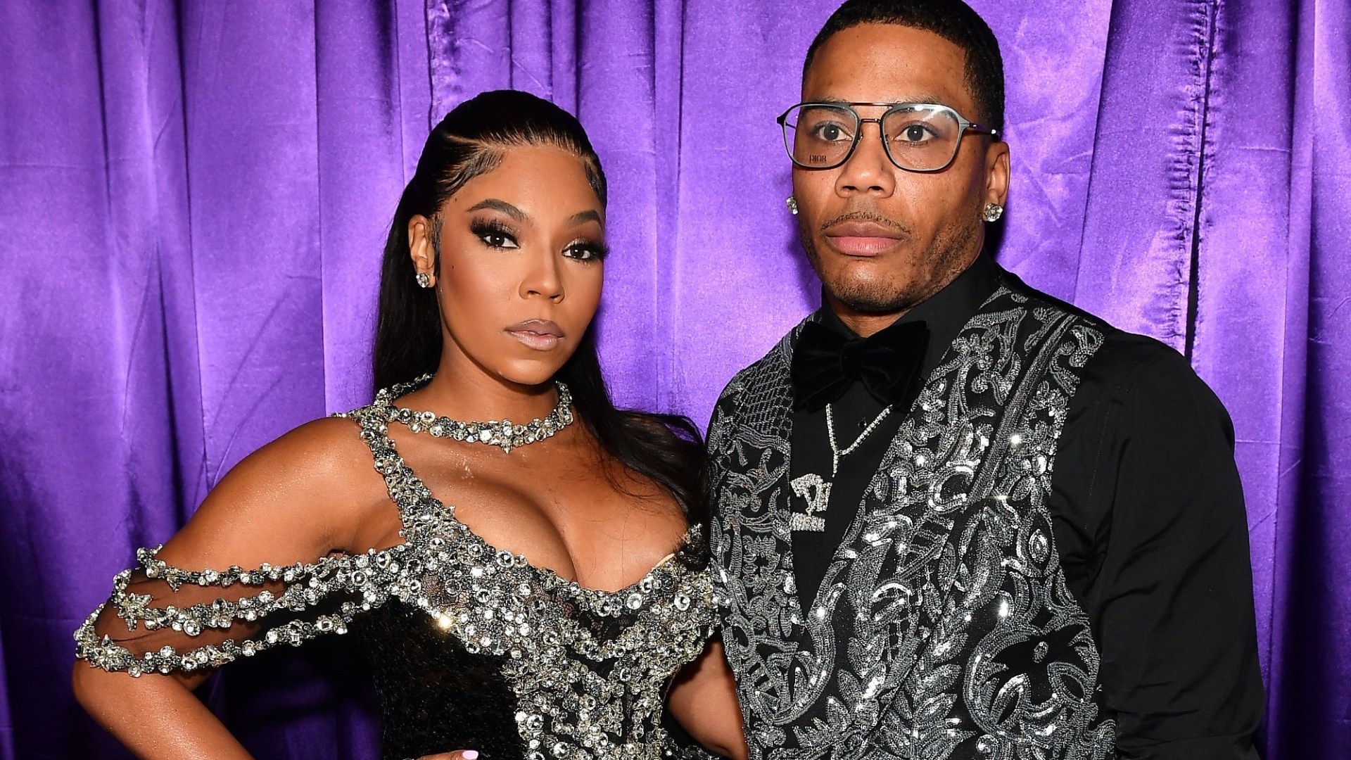 Are Ashanti and Nelly engaged, and do they have children together?