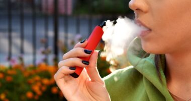 Warning that vaping may expose teens to URANIUM, lead and other toxic metals which may harm their brain