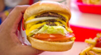 In-N-Out burger 3 X 3 Cheeseburger with Spread