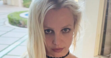 Britney Spears reveals ankle injury in video after ‘fight’ with boyfriend Paul at LA hotel – but singer blames mom Lynne