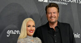Gwen Stefani kisses Blake Shelton on stage at Vegas charity gala & shuts down marriage rumors as she praises his ‘heart’