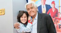 Jay Leno’s wife Mavis says she ‘feels great’ after dementia diagnosis as she hugs him at Unfrosted movie premiere in LA