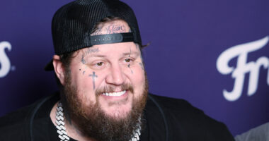 Jelly Roll’s slimmed-down figure seen at Academy of Country Music Awards event as he flashes big smile after weight loss