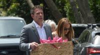 Jennifer Lopez & Ben Affleck appear tense as they reunite for his daughter Violet’s graduation after divorce speculation