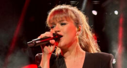 Kelly Clarkson blanks on song lyrics and suffers wardrobe malfunction at NJ show as star admits ‘I’m not in the moment’