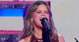 Maren Morris goes topless in new photos after a ‘week’ of working on songs as singer leaves fans drooling