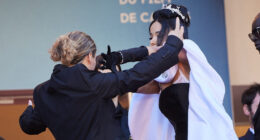Massiel Taveras seen shoving same Cannes Film Festival security guard that Kelly Rowland was filmed snapping at