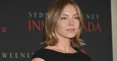 Sydney Sweeney takes wardrobe risk while posing in skintight black dress with cut-outs in Mexico