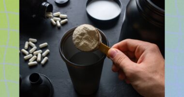 concept of fitness supplements