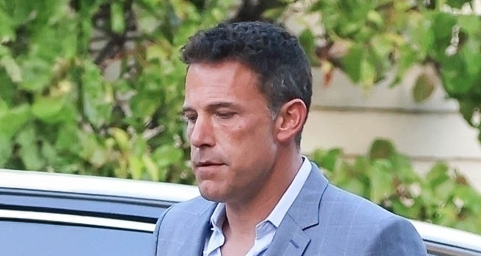 Ben Affleck appears on the brink of tears during walk in concerning new photos as Jennifer Lopez divorce rumors rage on