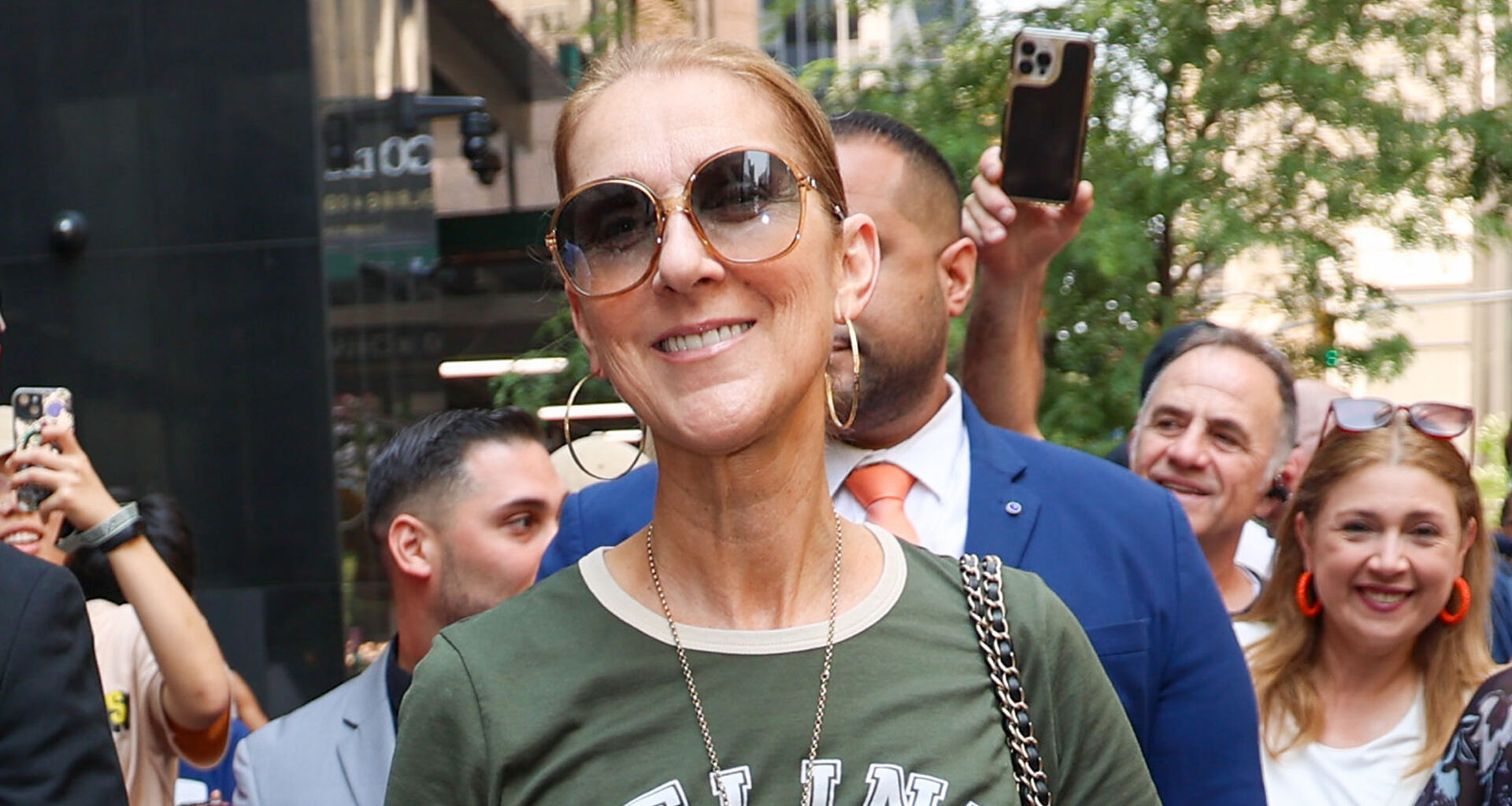 Celine Dion flashes smile in rare public outing in NYC after iconic singer opened up on Stiff Person Syndrome diagnosis