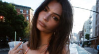 Emily Ratajkowski turns heads while walking through NYC in tiny bikini as fans joke ‘do you ever wear clothes?’