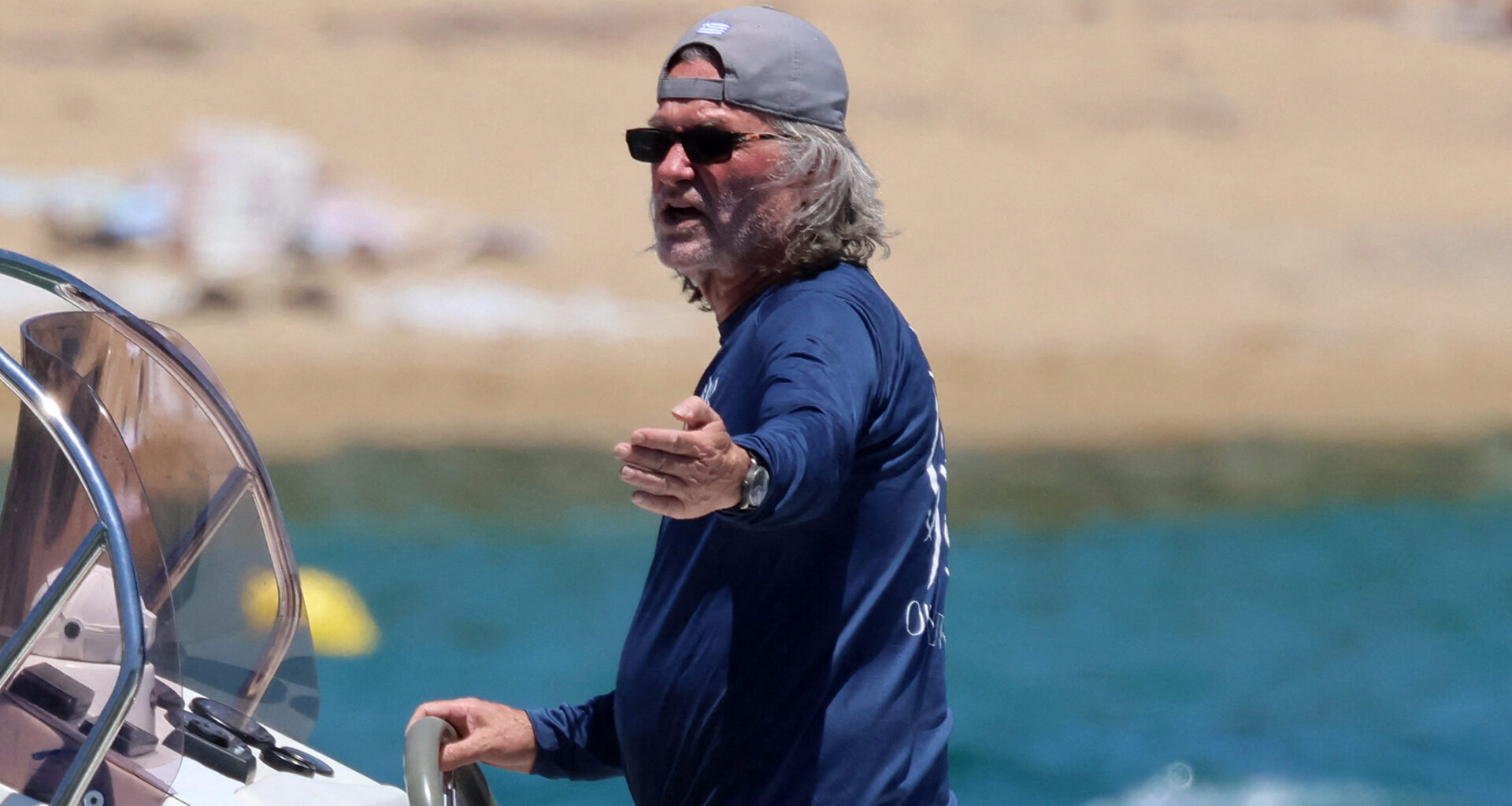 Goldie Hawn, 78, and partner Kurt Russell, 73, still look so young as they live it up on a yacht while on Greece getaway