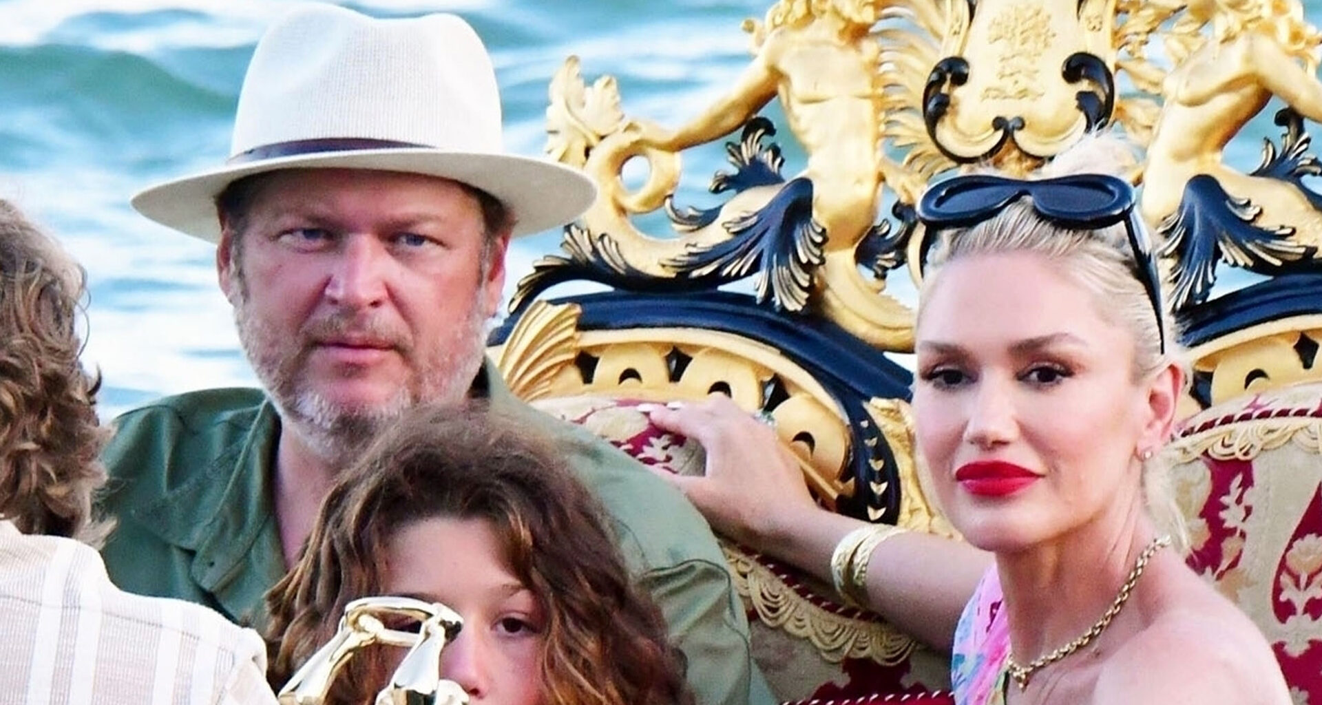 Gwen Stefani and husband Blake Shelton caught in middle of PDA-filled date during romantic gondola ride in Italy